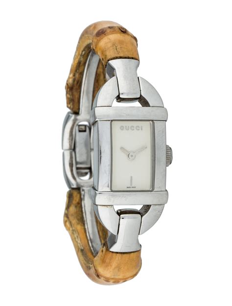 gucci 6800l ladies watch|Gucci Ladies Wristwatch Ref 6800L, Bamboo Bracelet, Size G.